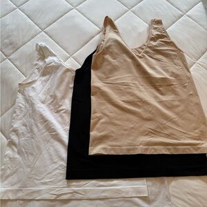 White House Black Market Fitted Seemless Layering Tank Tops